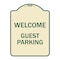 Signmission Welcome Guest Parking Heavy-Gauge Aluminum Architectural Sign, 24" x 18", TG-1824-22705 A-DES-TG-1824-22705 - alternate 1